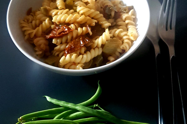 Mehr über den Artikel erfahren Pasta mit grünen Bohnen